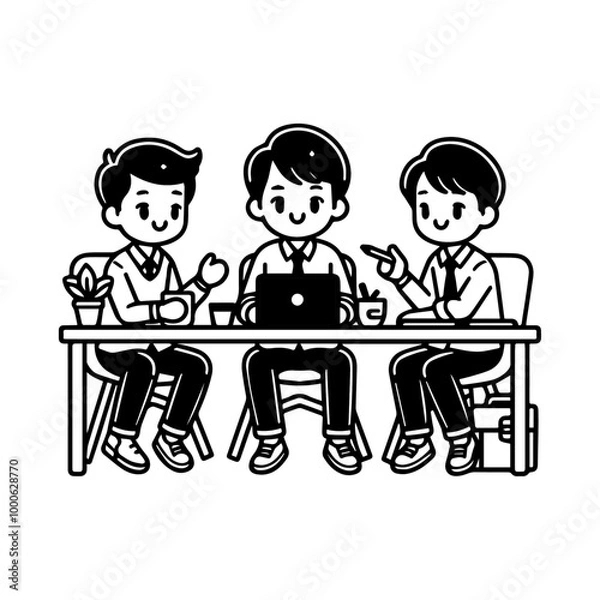 Obraz Team Work Discussion