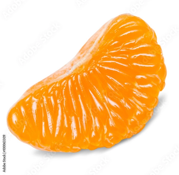 Fototapeta Tangerine isolated on white