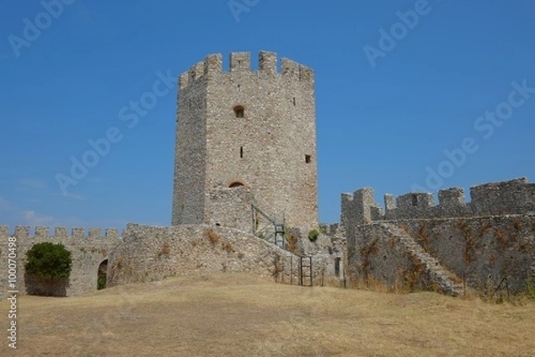 Fototapeta Platamon Castle in Greece