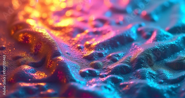 Obraz water drops on a glass