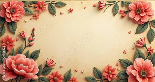 Obraz flower background