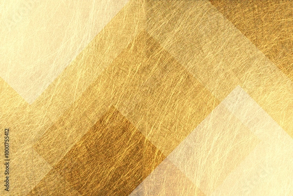 Obraz 金色の和紙（クローズアップ）背景素材