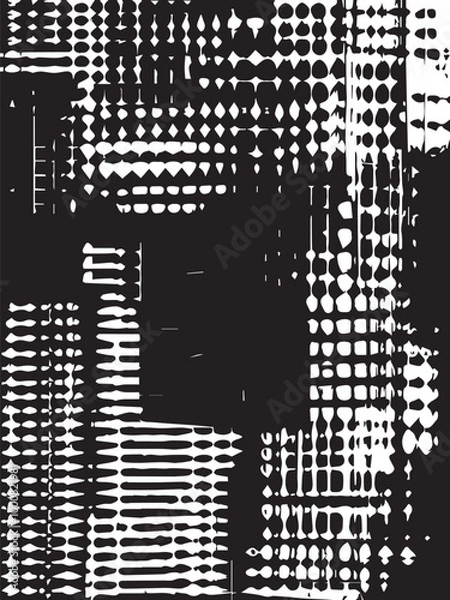 Fototapeta Abstract background. Monochrome texture. Image includes a effect the black and white tones