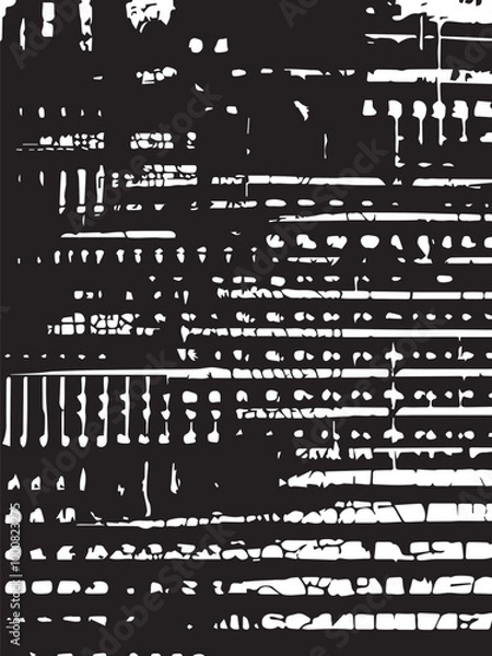 Fototapeta Abstract background. Monochrome texture. Image includes a effect the black and white tones