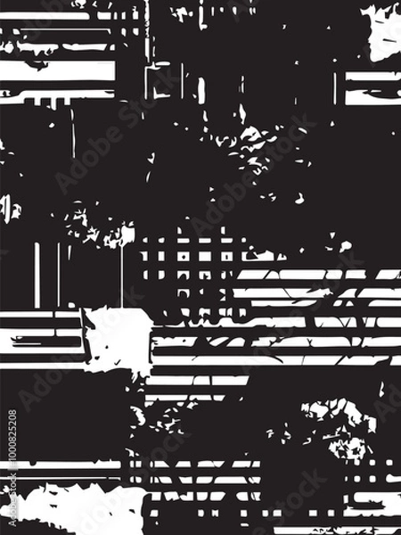 Fototapeta Abstract background. Monochrome texture. Image includes a effect the black and white tones.