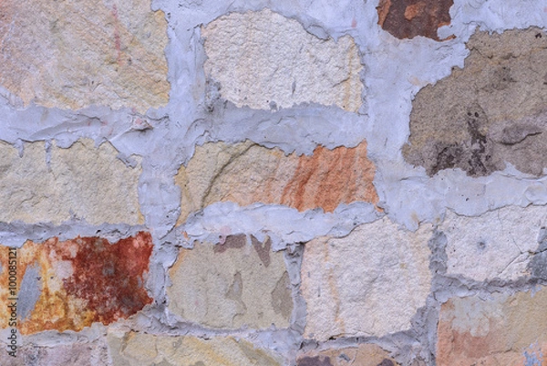 Fototapeta Concrete Block Wall Background.