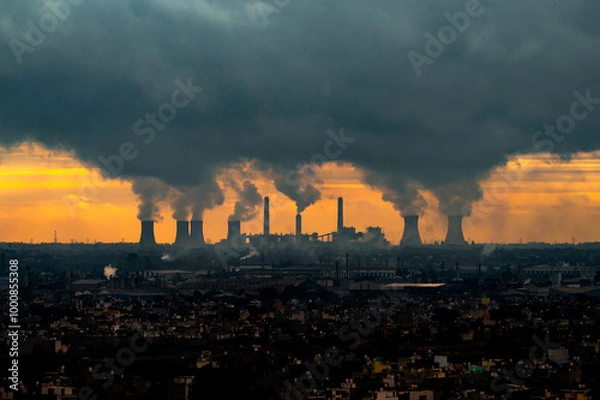 Obraz smoke from the chimney