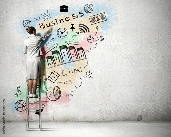 Obraz Business strategy planning