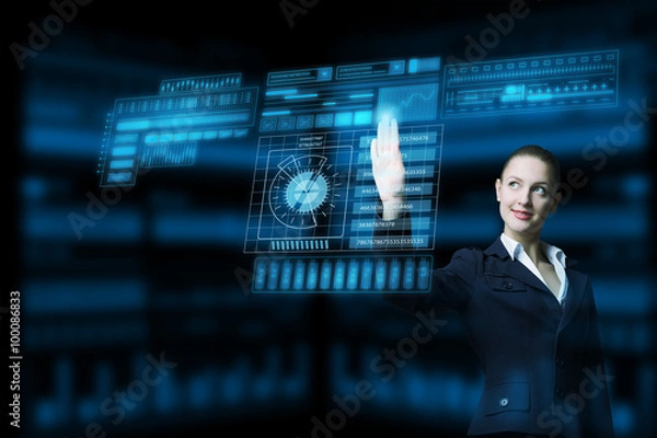 Fototapeta Modern technologies in use