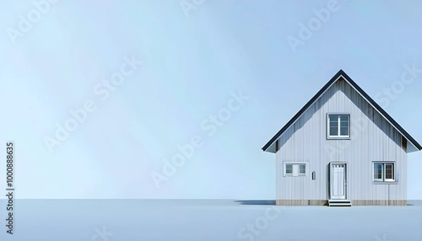Fototapeta house-for-sale-on-isolate-transparency-background-