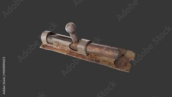 Fototapeta Door Hook and Latch