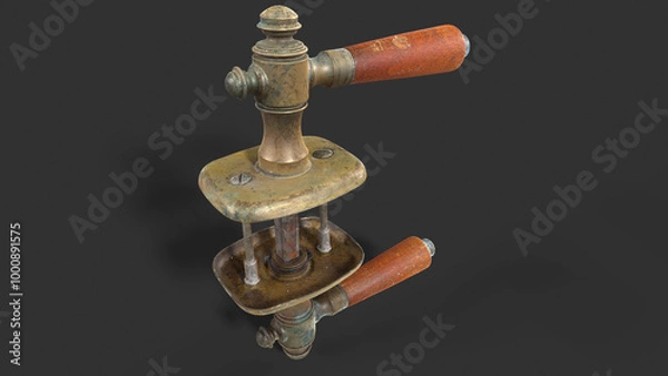 Fototapeta Old Door Handle