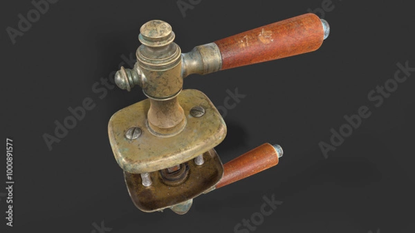 Fototapeta Old Door Handle