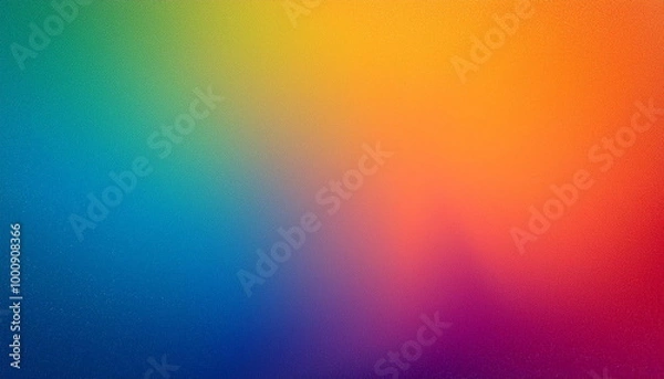 Fototapeta modern and simple rgb gradient colors background with grain rough texture