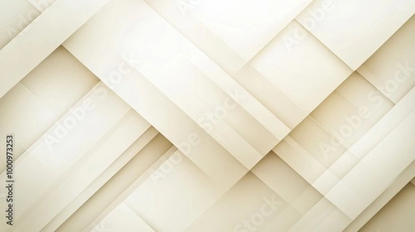 Fototapeta Abstract Geometric Beige Layers Background