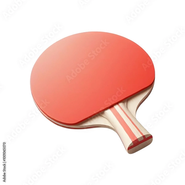 Obraz Ping pong paddle isolated on transparent background