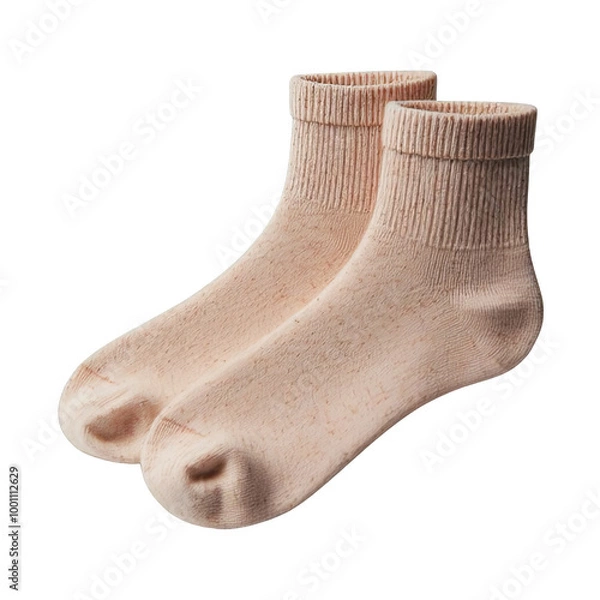 Obraz Socks isolated on transparent background