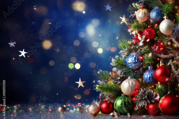 Obraz christmas tree decorations