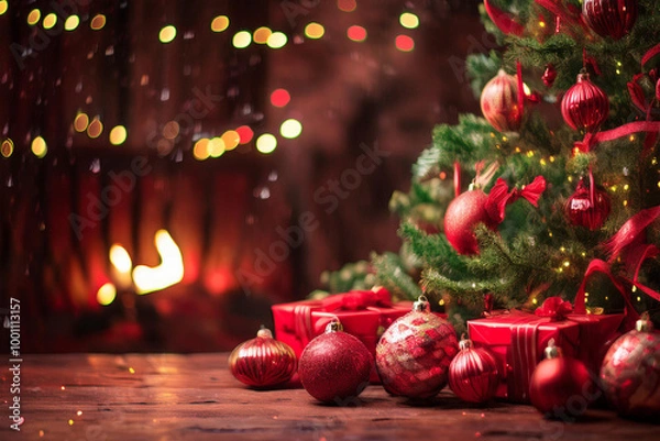 Obraz christmas tree decorations