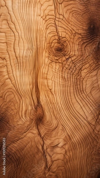 Fototapeta Natural Maple Wood Texture. Detailed Wooden Grain Surface Background with Copy Space for Text, Design