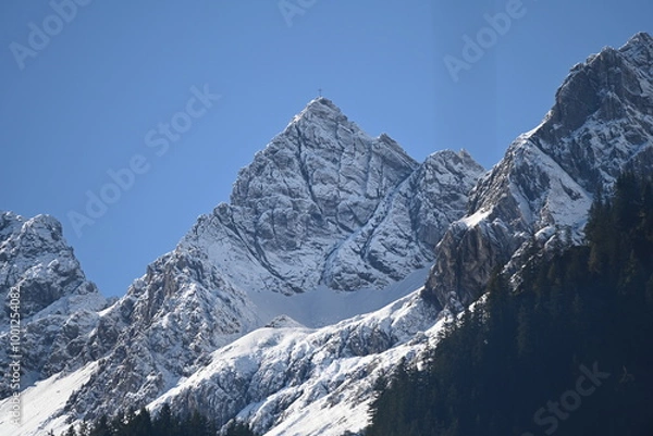 Obraz Austrian Alps covered in snow