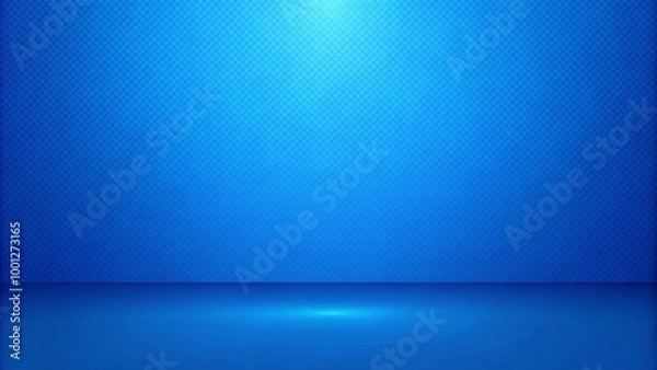 Fototapeta Vibrant blue background with subtle texture and slight gradient effect, providing a calming and professional setting