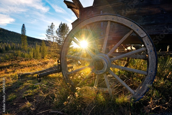 Fototapeta Wagon Wheel