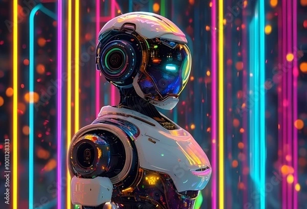 Fototapeta robot school