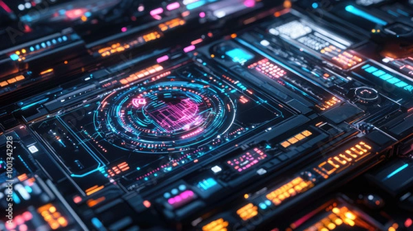 Obraz Technology Background 