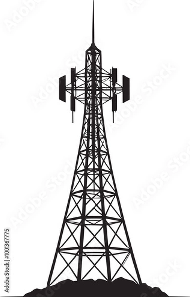 Fototapeta Antenna Tower