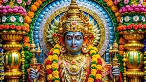 Fototapeta Captivating Images of Lord Balaji in Vibrant Temples and Spiritual Settings for Cultural Appreciation