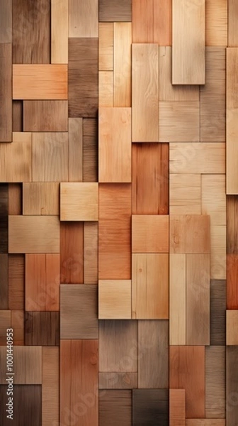 Obraz Wooden Parquet Texture Background. Geometric Patterns, Interior Design, Flooring Material