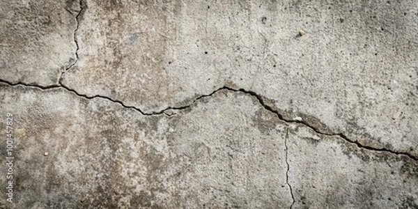 Fototapeta Cracked Concrete Texture Background with Rough Surface Pattern for Design Projects