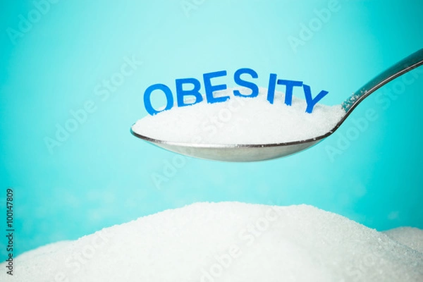 Obraz Sugar and obesity