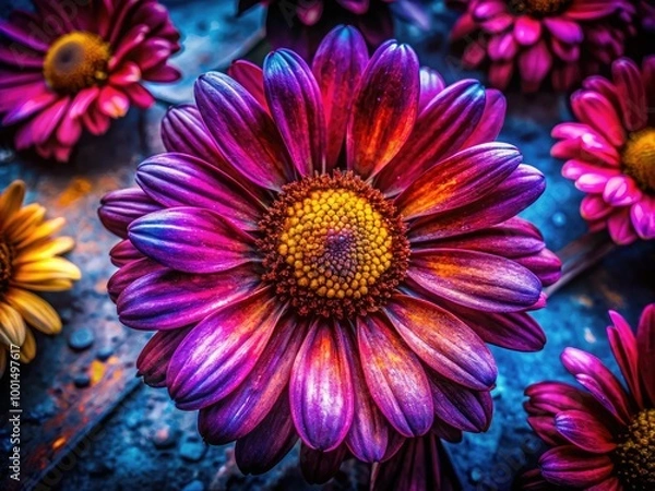 Fototapeta Dark and Moody Emo Backgrounds with Grunge Textures and Abstract Designs for Creative Projects