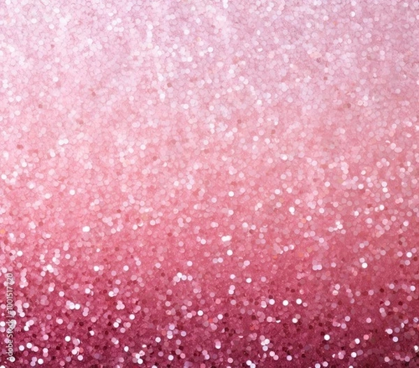 Fototapeta Pink glitter gradient background with sparkling texture
