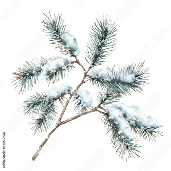 Obraz Snow-Covered Sprigs