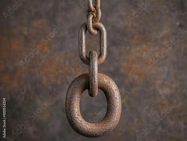 Obraz Detailed image of a pulley system, mechanical advantage and load distribution explained, mechanics, simple machines concept
