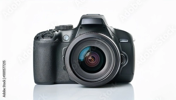 Fototapeta digital camera for professional filmmaking or videography isolate on white background