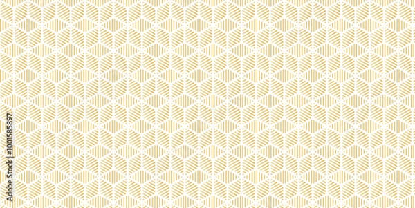 Fototapeta A luxury golden gradient seamless pattern background on an isolated white background