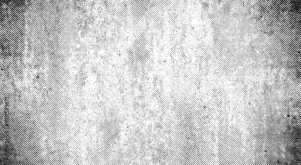 Fototapeta Vector grunge line hatch halftone abstract pattern.Isolated retro frame with grainy halftone, noise, and subtle hatching effect
