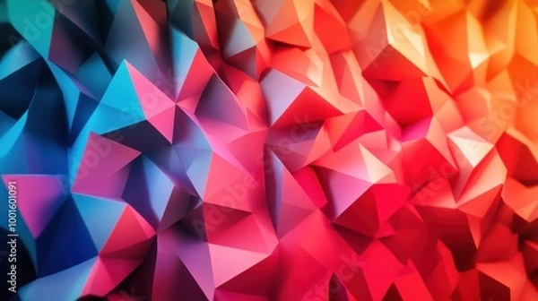 Obraz Abstract 3D Polygonal Texture