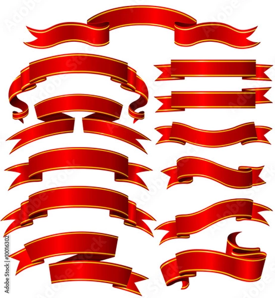 Obraz Zestaw banerów