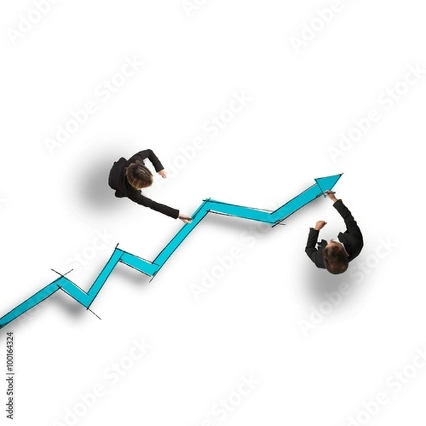 Fototapeta Draw stat