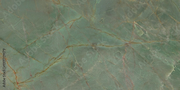 Fototapeta Green onyx marble texture, abstract background, high gloss texture of marble stone for digital wall and floor tiles design.