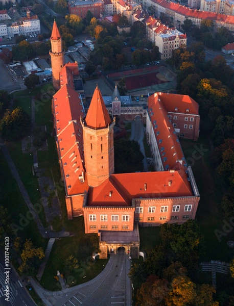 Obraz Legnica Castle, Lower Silesian Voivodeship, Poland - gothic medieval Piast Castle 