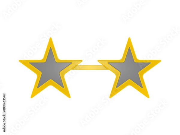 Obraz Star-shaped glasses