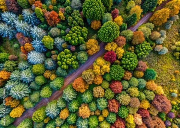 Fototapeta Eroded Natural Border with Striking Patterns and Textures in Earthy Tones Captured in Detail