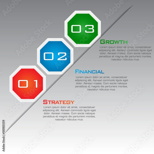 Fototapeta Multi Purpose Infographic Vector Design Template