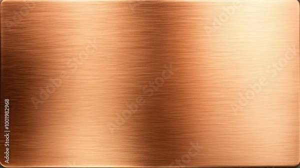 Fototapeta Brushed Bronze Metal Texture Background  Copper Plate  Shiny Surface  Industrial Design